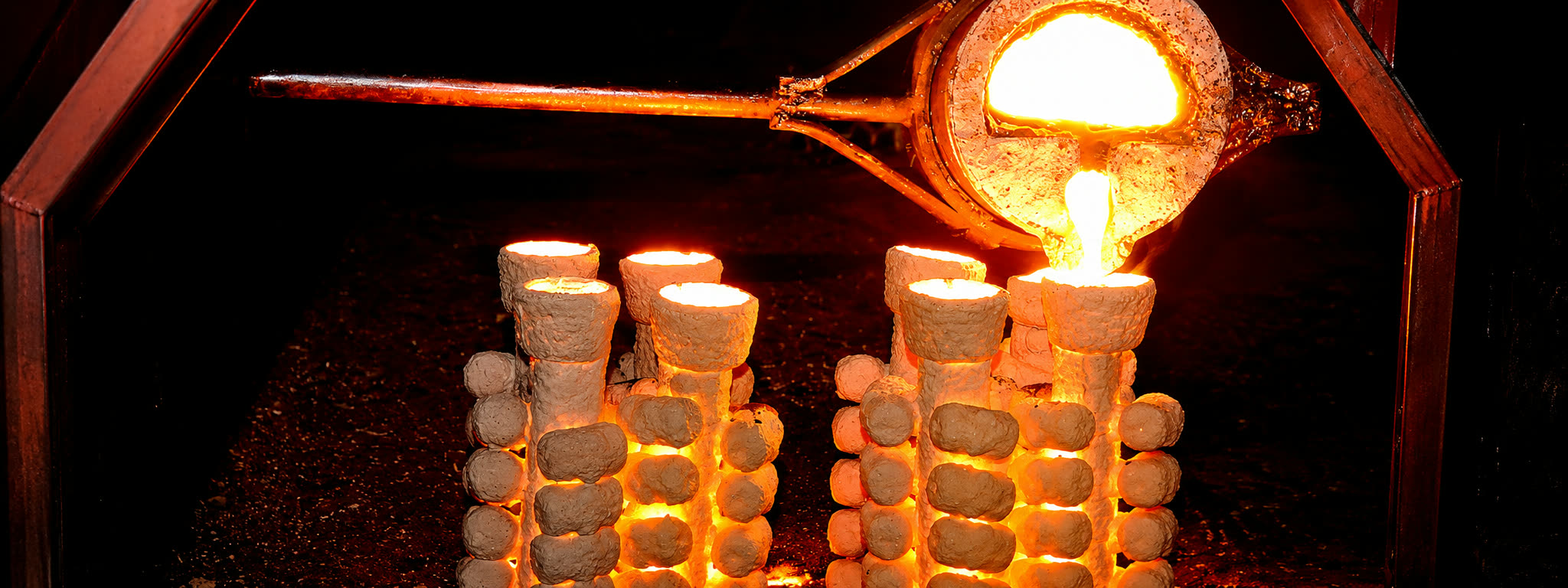 Investment casting at Metals of Bahrain