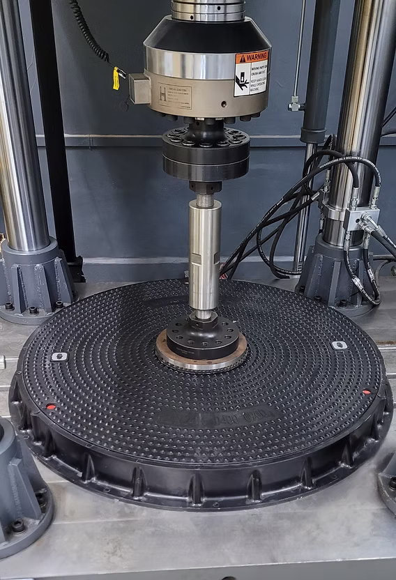 Quality control and testing lab at Metals of Bahrain